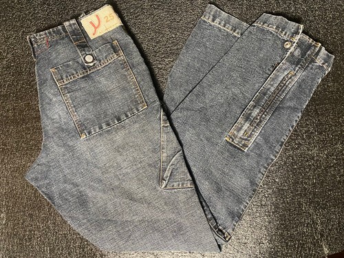 ARMANI JEANS Blue Cargo J25 Men's Denim Size 36x34 Hemp Inside Collection |  eBay