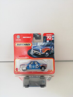 Matchbox Push 'N Puller On Card