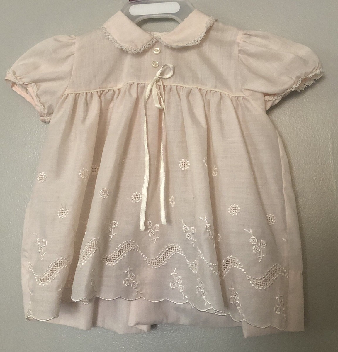 Vintage Dapper-Do Dress Baby Girls Size Newborn Lace Flowy Embroidered 6-12 Mos | eBay Vintage Dapper-Do Dress Baby Girls Size Newborn Lace Flowy Embroidered 6-12 Mos | eBay