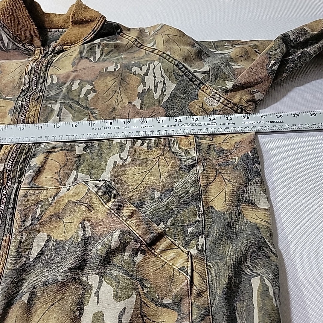 Vintage Mossy Oak Jacket Mens Bomber Reversible Camouflage Vintage Mossy Oak Jacket Mens Bomber Reversible Camouflage
