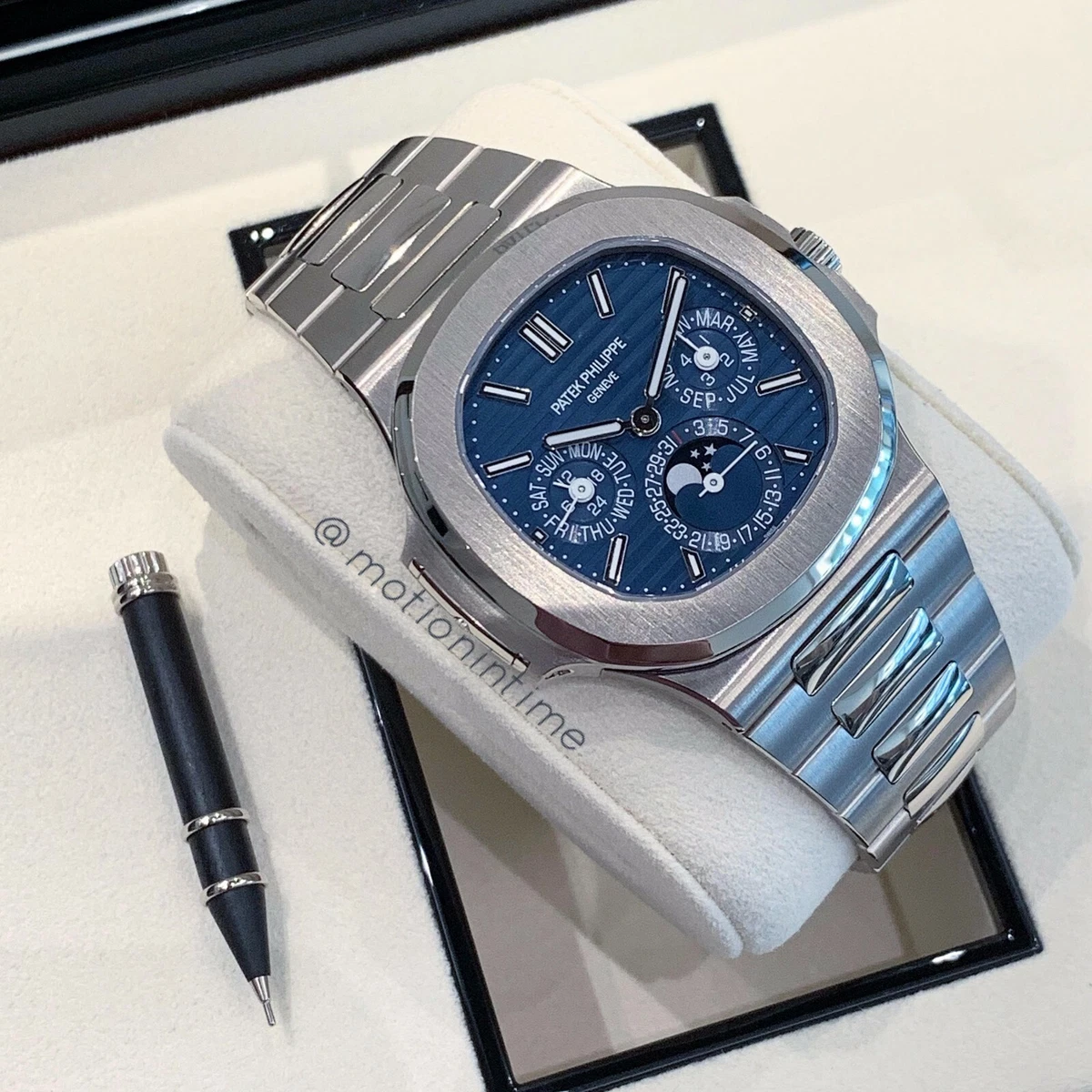 Patek Philippe Nautilus Perpetual Calendar Blue Dial