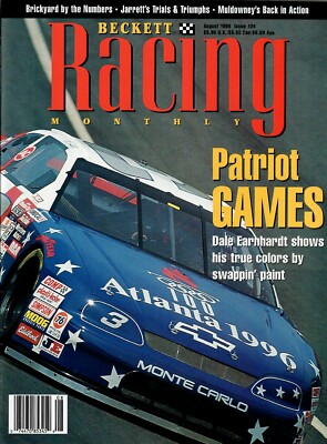 Beckett Racing August 1996 #24 Dale Earnhardt Vintage Card Magazine | eBay