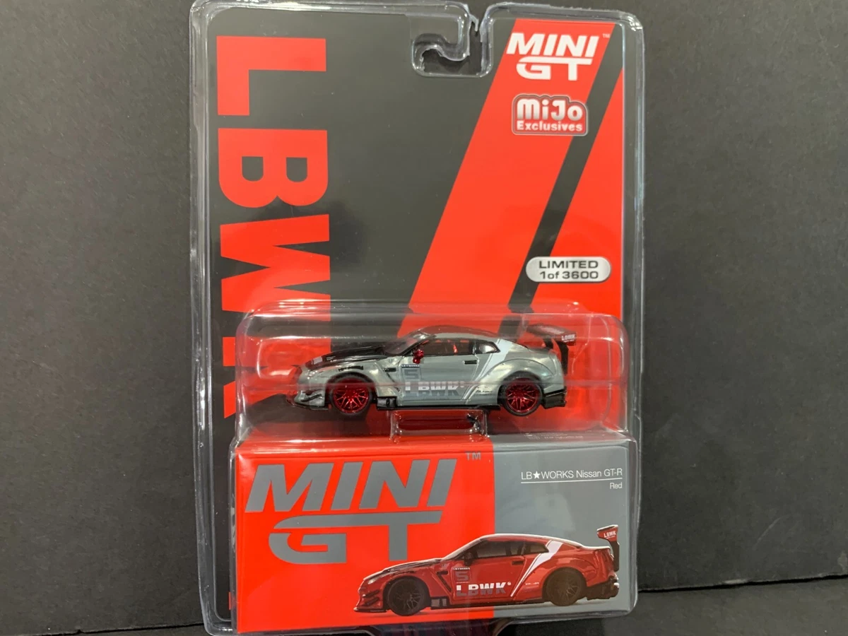 Mini GT LB WORKS Nissan GT-R R35 Type 2, Rear Wing ver 3 1/64