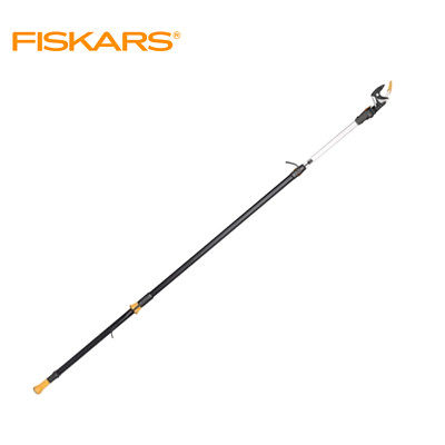 Fiskars UPX86 PowerGear Teleskop-Baumschere Schneider ausziehbar bis 4 m