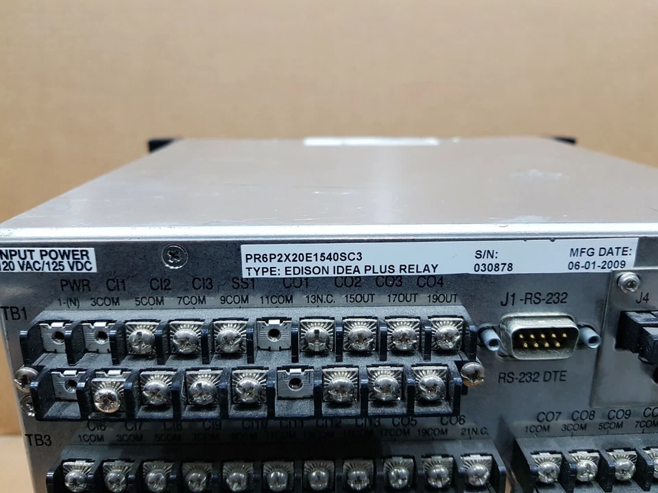 Edison IdeaPlus Relay Cooper power systems PR6P2X20E1540SC3 - Image 4 of 4