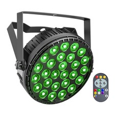 27 LED RGBW Stage Lighting PAR Light DMX Beam Party DJ Disco Light w/ Remote