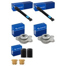 SACHS 2x STOßDÄMPFER + DOMLAGER + KIT HINTEN passend für BMW 5er TOURING F11