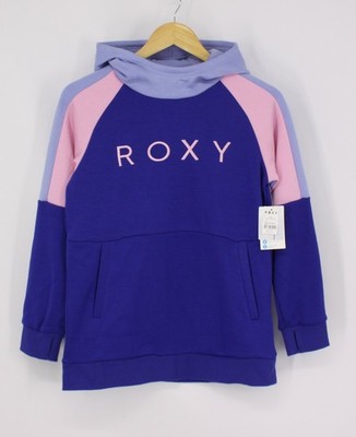 ROXY MÄDCHEN LIBERTY HOODIE SWEATSHIRT COLORBLOCK GRÖSSE 14Y BLAUINK UVP £70 IM KARTON