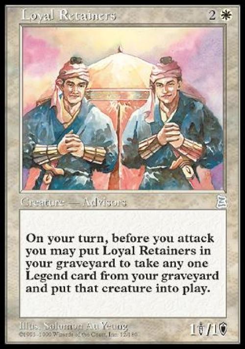 Loyal Retainers - Near Mint MTG Portal Three Kingdoms