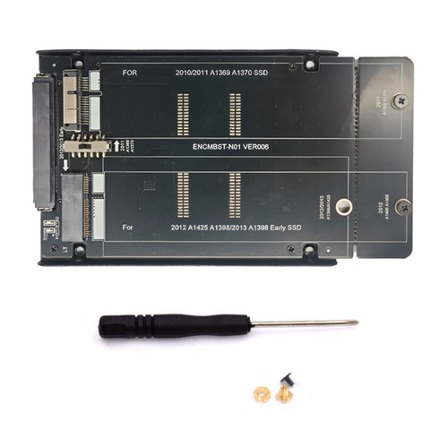 Adaptateurs SSD vers SATA emplacement carte remplacement pour disque dur ordinateur portable 2010 2011 2012