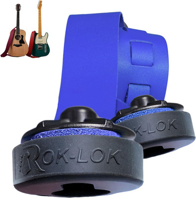 Rok Lok PRO   Universal Quick-Change Guitar Strap Lock System   Rubber Coated fo