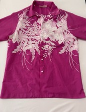 Vintage Hilo Hattie Hawaiian Aloha Shirt Men ...