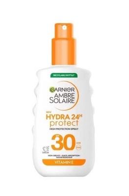 Garnier Ambre Solaire Hydra 24'' Protect Sun Spray 150ml - LSF30 Feuchtigkeitsspendende Haut