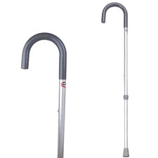 Adjustable Walking Cane Round Handle for Seniors, 250lb Capacity