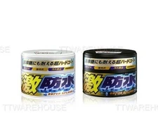 (US) SOFT99 Water Block Wax (Dark ​​Metallic & White) Waterproof Car Wax 300g x2