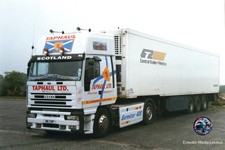 Truck Photo Scottish Taphaul of Cowdenbeath Iveco Eurostar 420HP & fridge N6 TAP