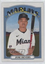 2021 Topps Heritage High Number Jose Devers #670 17t2
