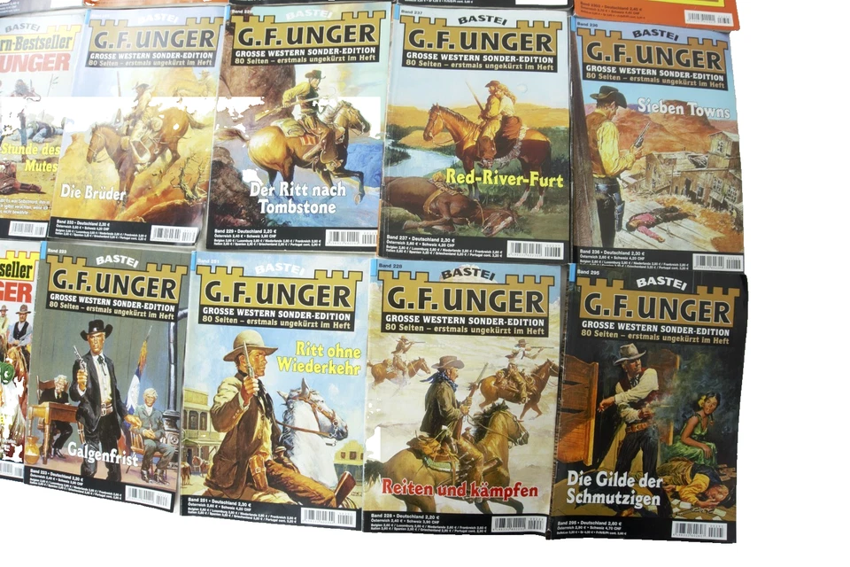 GF Unger Western-Heft-Sammlung – 15 Hefte + 1 Taschenbuch – Top Zustand Händler - Bild 2 von 4