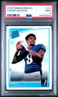 144938596 Lamar Jackson 2018 Panini Donruss #317 Rookie RC PSA 9