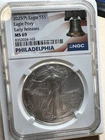 2025 P Silver Eagle with EAGLE  PRIVY NGC  MS69 EARLY RELEASES PHILADELPHIA MINT