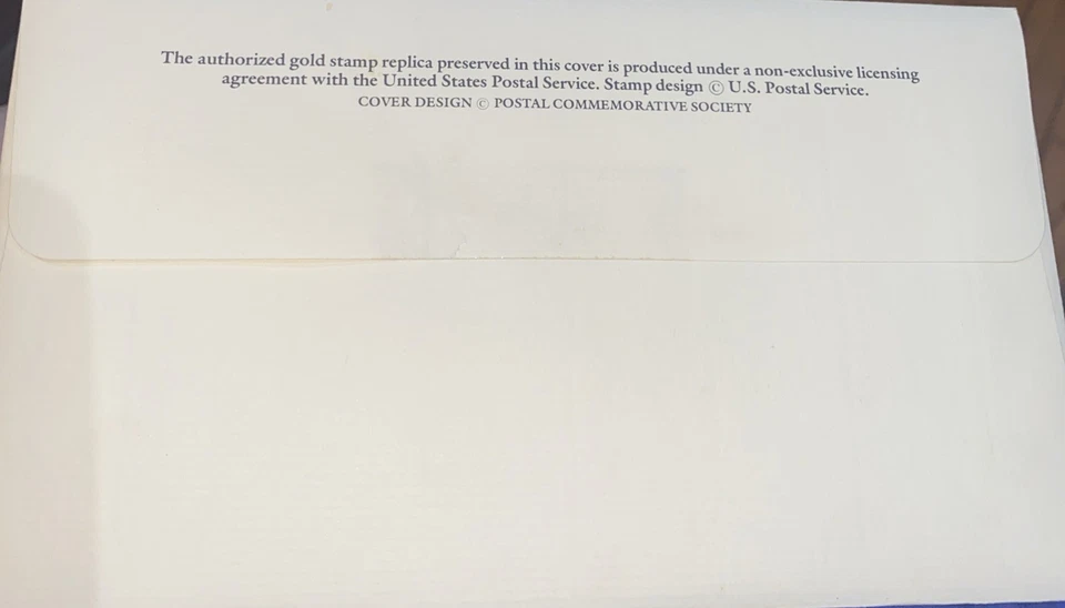 22K Gold Golden Replica of US Stamp 29cent Space Exploration VENUS Oct 1, 1991 - Image 4 of 4