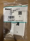 Panduit CFP1WH 1-Port Mini-Com Abdeckplatte, Classic Serie, weiß - 10er-Packung