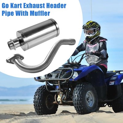 Exhaust Header Pipe For Predator 196cc 212cc For Honda GX160 GX200 Go Kart