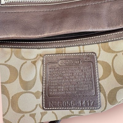 COACH Y2K Vintage East West Legacy Tassel Leather Zip Shoulder Bag