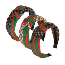 3 PCS Top Knot Headband Women Girls Bow Trendy Hair Accessories Xmas Gift