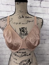 Wacoal Bra 36D Back Appeal Underwire Full Coverage Style 855303 Beige