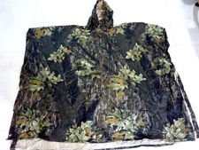MOSSY OAK BREAK UP  Camo Rain Poncho Hunting Gear Waterproof Hooded One Size