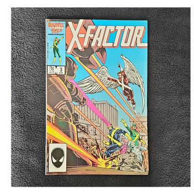 Marvel Comics X-Factor #3 Comic Book Copper Age Angel X-Factor Team