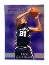 1997-98 Fleer Rookie Sensations Tim Duncan #6RS Rookie Card. rookie card picture