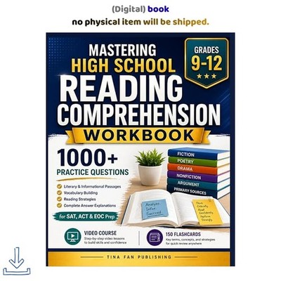 Mastering High School Reading Comprehension Workbo, Tina Fan Publishing 2026