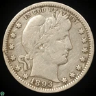 1893-P Barber Liberty Head Quarter - Fine Details
