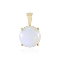 Cavill Welo Opal AnhäNger 2,98Ct Rund Silber 925 Vergoldet Schmuck