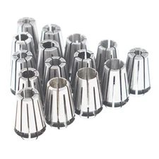 LABLT 15Pack ER11 Spring Collet Set For CNC Milling Lathe Tool Engraving Machine
