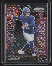 2025 Panini Prizm Fireworks Purple Power 47/49 Jaxson Dart Rookie #6 JW1