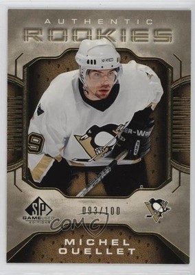 2006 SP Game Used Edition Authentic Rookies Gold 93/100 Michel Ouellet #146 4f5