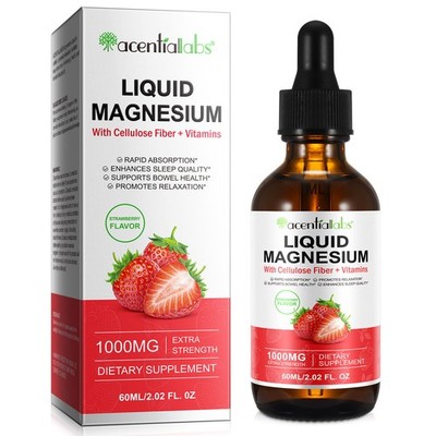 Magnesium Komplex Tropfen Hochdosiert Zink Vitamin B6 C D3 Flüssig Vegan Rein