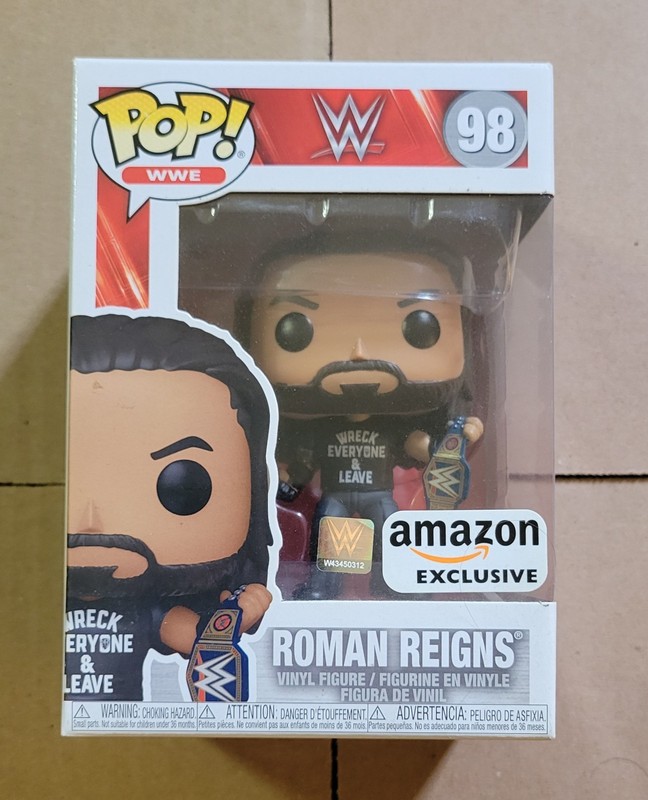 Funko Pop! WWE: Roman Reigns #98 Amazon Exclusive Vinyl Figure