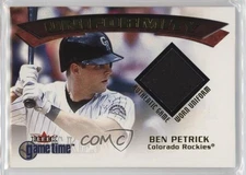 2001 Fleer Game Time Uniformity Ben Petrick