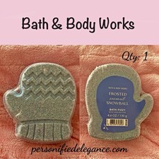 NEW Bath Body Works Frosted Coconut Snowball Bath Fizzy Bomb Full Size Qty 1