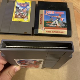 NES Lot of 3. Baseball Games. Includes Baseball Stars | Tested & Working