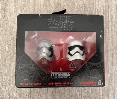 Star Wars Titanium Series Helmets 02 Captain Phasma/Stormtrooper NEW/SEALED