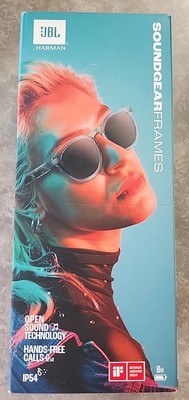   JBL SoundGear Frames Harman Sunglasses - ONYX (Round) Factory Sealed!