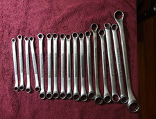 Vintage Sears Craftsman Usa 17pc. Sae Double Box End Wrench Set 38- 1 14