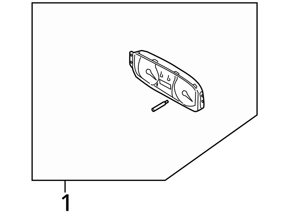 Speedometer Cluster MPH Fits 07-08 TIBURON 30050700 - Image 4 of 4