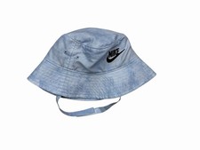 Nike Toddler Boy Sun Hat UPF 40 Blue With Logo Bucket Hat Blue