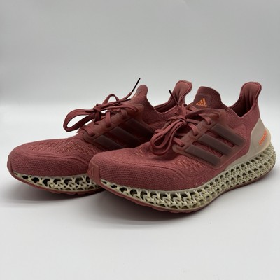 Adidas Ultra 4DFWD Women s US 8.5 Pink Orange Cream Sport Mesh Running Shoes